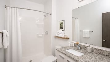 Hair dryer, towels