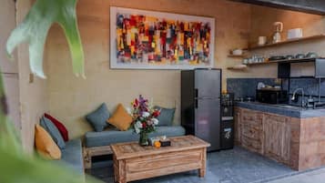 Vila, 1 quarto, piscina particular | Cozinha privada