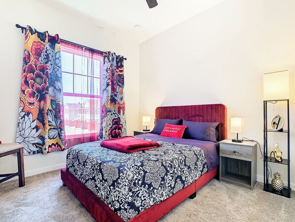 4 bedrooms, iron/ironing board, free WiFi, bed sheets