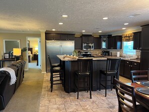 Private kitchen - Eagle Lake Hideaway 
Beautiful 3 bedroom Lakefront home
Peaceful Private lot (Vicksburg)