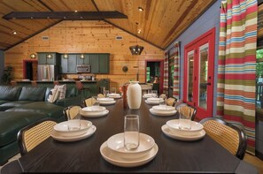 Dining - Camp Broken Bow - Pickleball, Arcade & Hot Tub · Private Resort for Groups (Broken Bow)