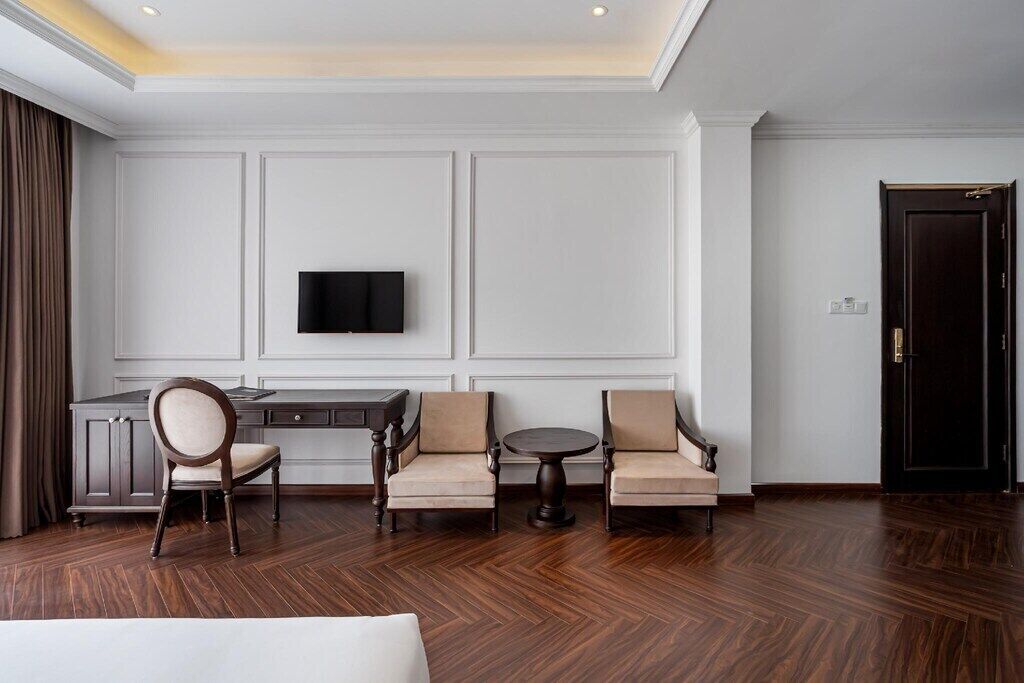 Phòng 2 giường đơn Deluxe, quang cảnh thành phố | Nội thất