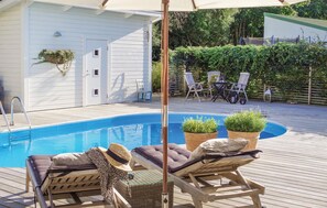 Una piscina riscaldata