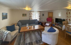 Fernseher, Kamin