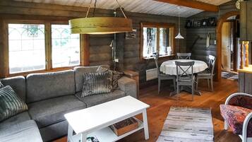 Una Smart TV, una chimenea