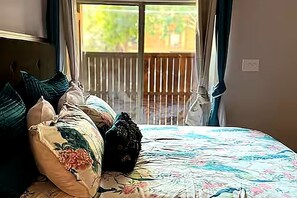 Tabla de planchar con plancha, wifi gratis y ropa de cama 