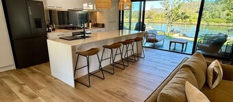 Luxury Riverfront Retreat with Private Boat Ramp - Sleeps 10