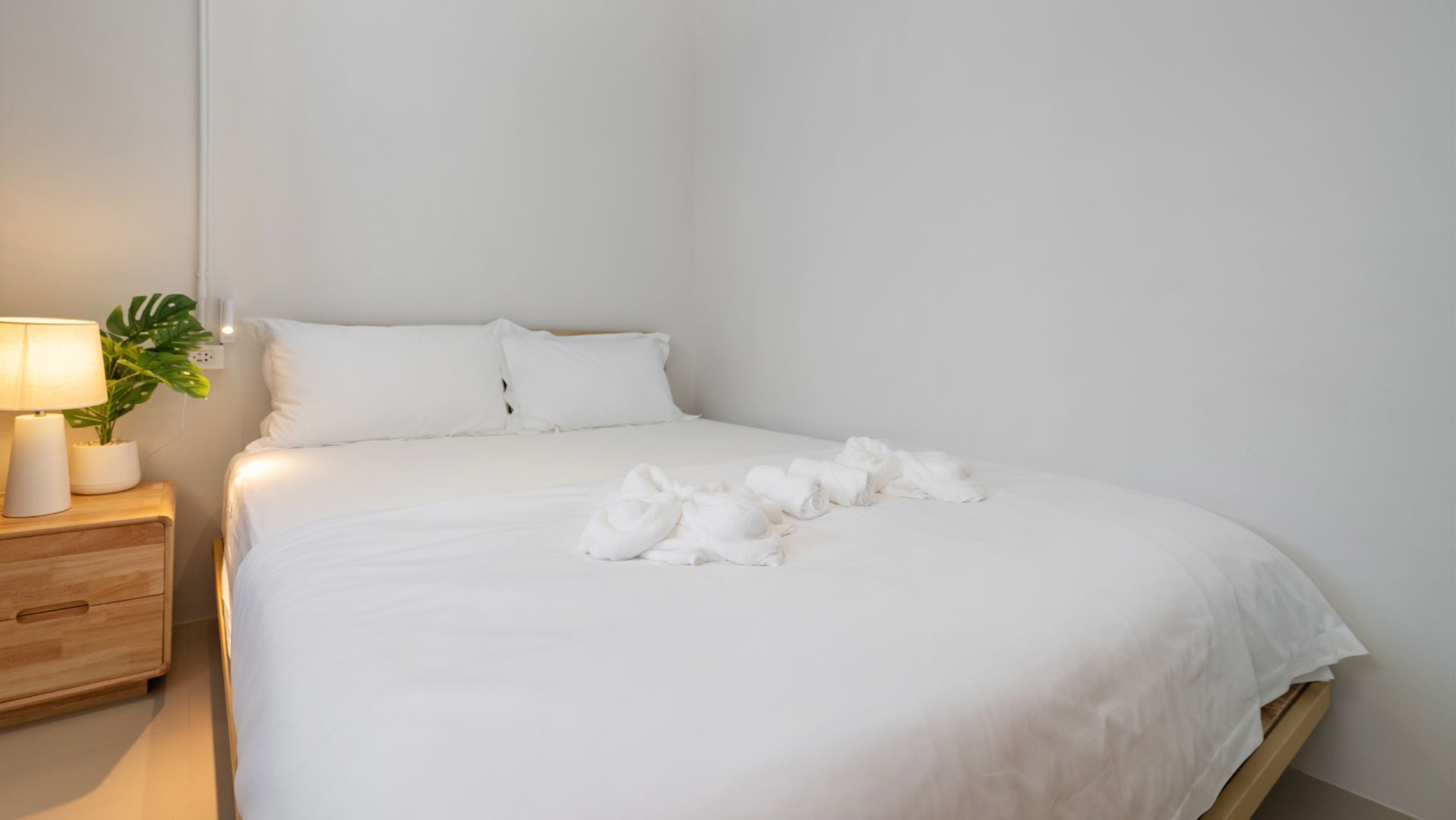 Standard room King Bed Shared Bathroom (No Windows) | Blackout curtains, free WiFi, bed sheets