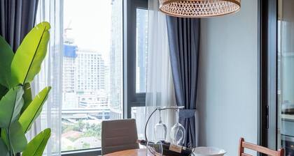 Luxueux condo de 35 m² avec vue imprenable sur Bangkok