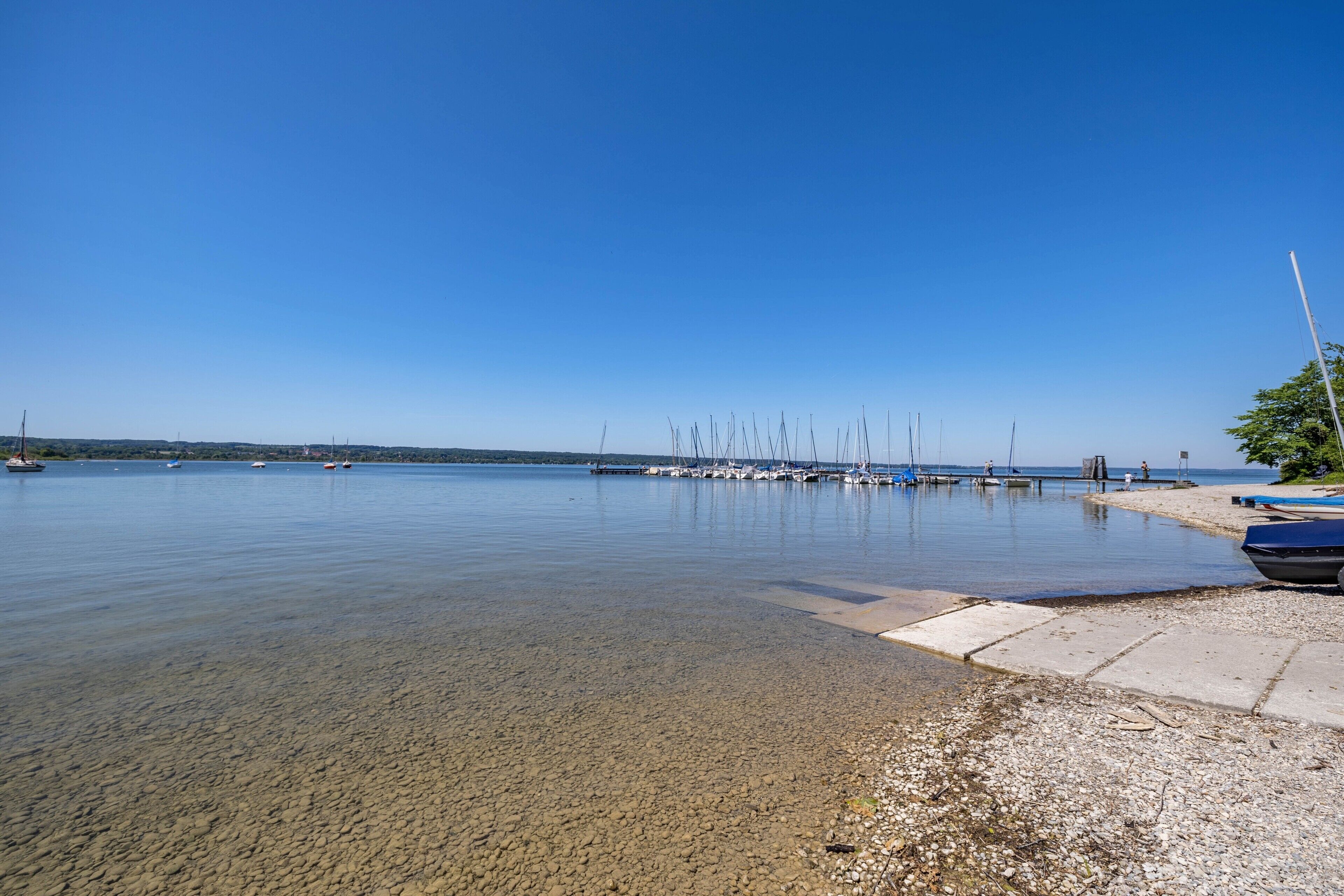 Vlak bij het strand