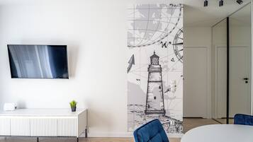 Appartement, balcon | Aire de séjour