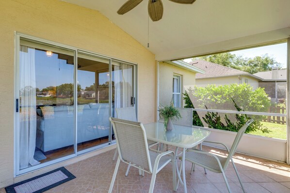 Outdoor dining