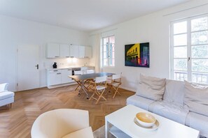 Comfort Studio, Balcony, Garden View | Living area - Landhaus Reverchon KG (Konz)