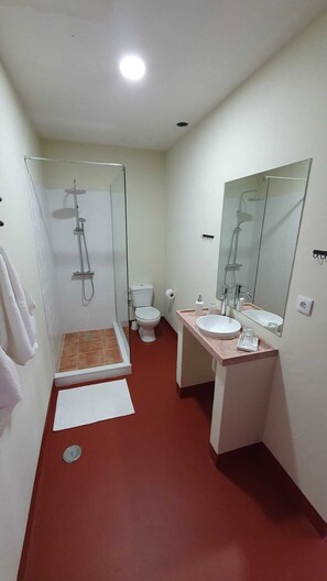 Hårtørrer, håndklæder, Sæbe, Toiletpapir