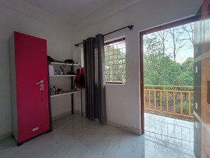 Economy Apartment, Balcony, Valley View | Desk, laptop workspace, free WiFi - The Long Stay Goa (Arambol)