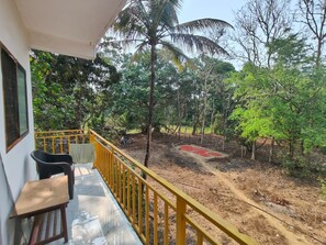Economy Apartment, Balcony, Valley View | Property grounds - The Long Stay Goa (Arambol)