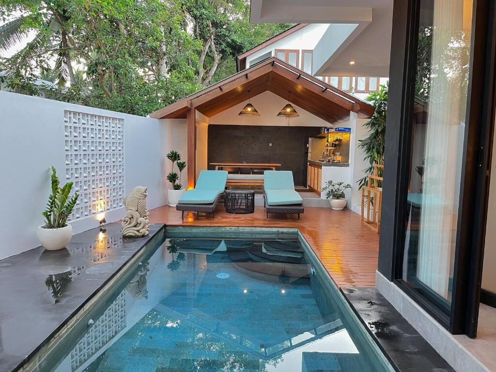 Biệt thự, 2 phòng ngủ, hồ bơi riêng | Hiên