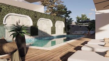 Seasonal outdoor pool