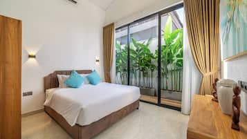 Luxury-Villa, 2 Schlafzimmer, Terrasse, Blick auf den Innenhof