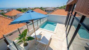 Luxury-Villa, 3 Schlafzimmer, Terrasse, Gartenblick | Aussenbereich