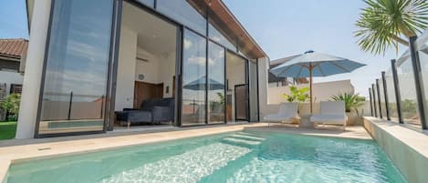 Luxury Villa, 3 Bedrooms, Patio, Garden View | Terrace/patio