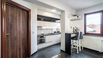 Apartemen | Dapur kecil pribadi | Mesin pembuat kopi/teh dan ketel listrik