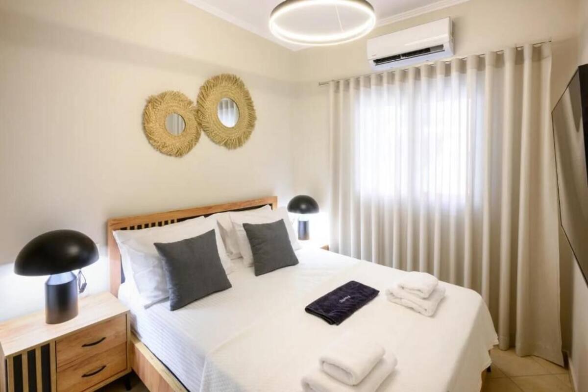 Apartemen Deluks | Kedap suara, setrika/meja setrika, dan tempat tidur bayi gratis