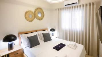Căn hộ Deluxe | Phòng cách âm, bàn ủi/dụng cụ ủi quần áo