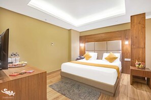 ห้องดีลักซ์ดับเบิล | โต๊ะทำงาน, พื้นที่ทำงานแบบใช้แล็ปท็อป, Wi-Fi ฟรี