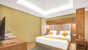 ห้องดีลักซ์ดับเบิล | โต๊ะทำงาน, พื้นที่ทำงานแบบใช้แล็ปท็อป, Wi-Fi ฟรี