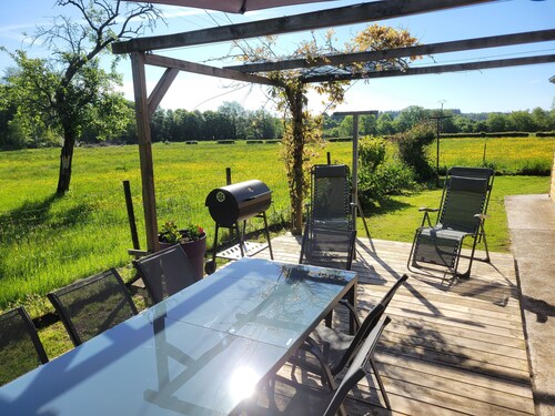 8-person gîte with sauna and garden