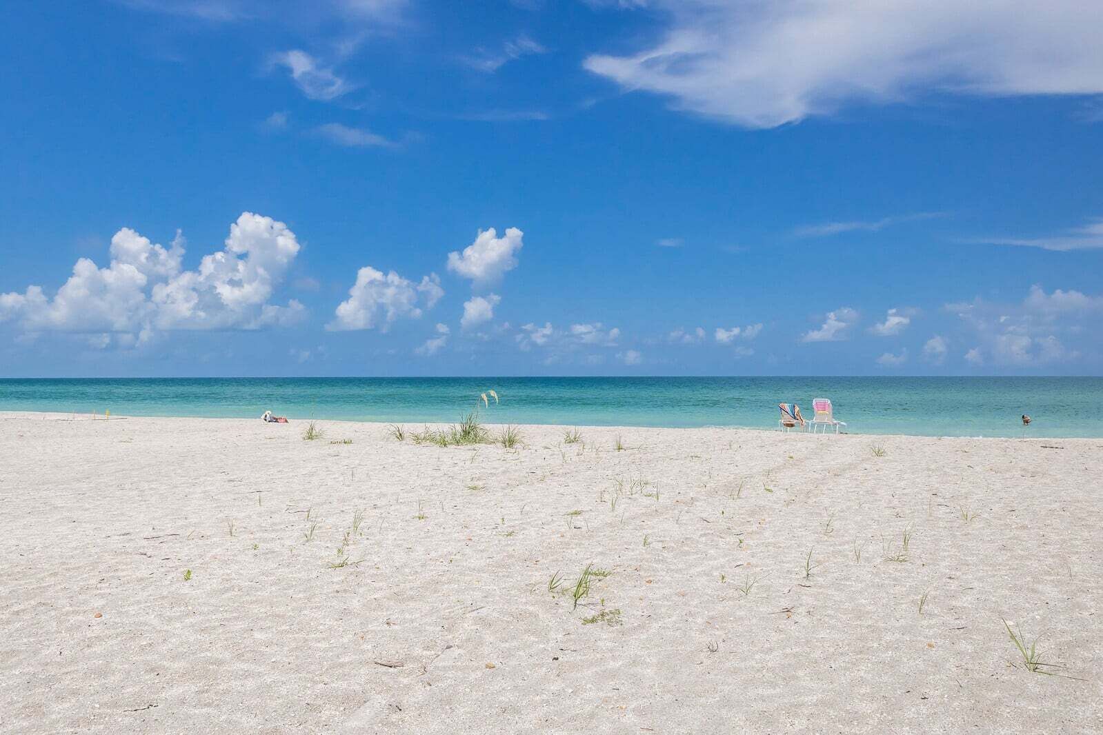 Vlak bij het strand
