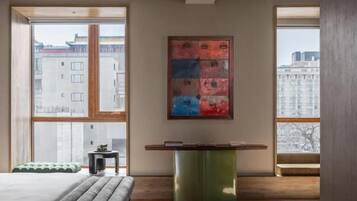 Free minibar, blackout curtains, soundproofing, iron/ironing board