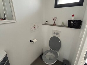 Bathroom - Villa with pool and AC - 10 guests (Vielle-Saint-Girons)