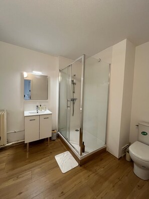 Serviettes fournies, savon, papier toilette