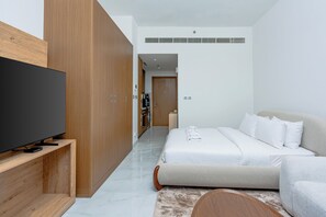 舒適開放式客房, 陽台 | 客房內保險箱、隔音、熨斗/熨衣板、免費無線上網