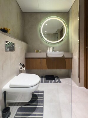 Studio Comfort, balkon | Kamar mandi