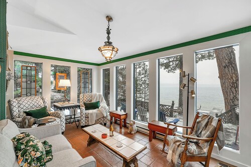 Inertia Inn: Renovated 1929 McCall Lake Cabin with Private Beach and Dock