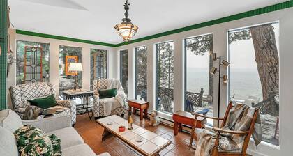 Inertia Inn: Renovated 1929 McCall Lake Cabin with Private Beach and Dock