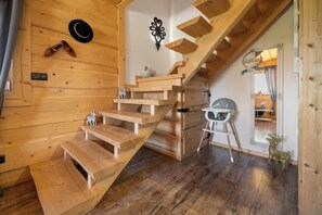 Chalet, Bergblick | Wohnbereich