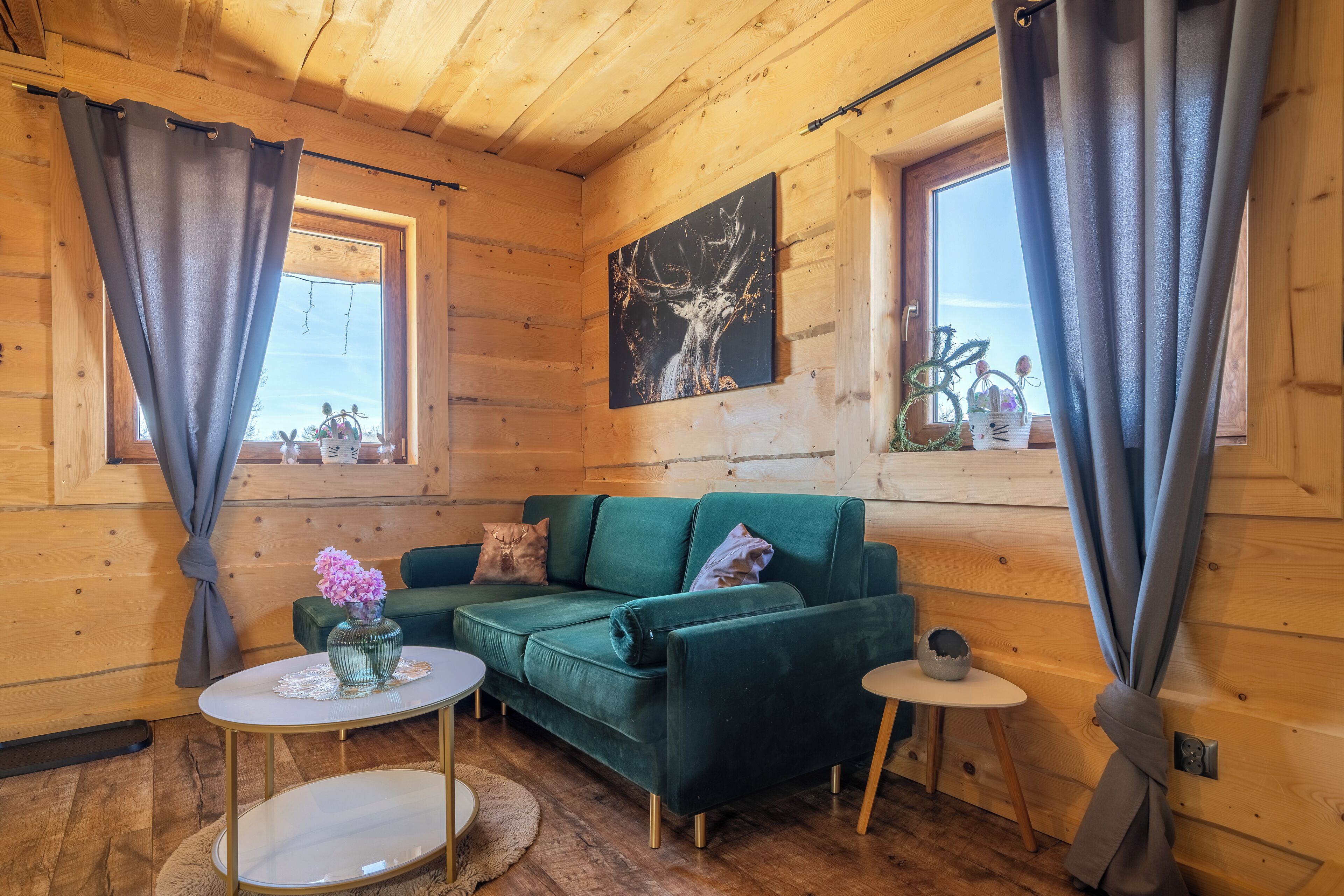 Chalet, Mountain View | Living room
