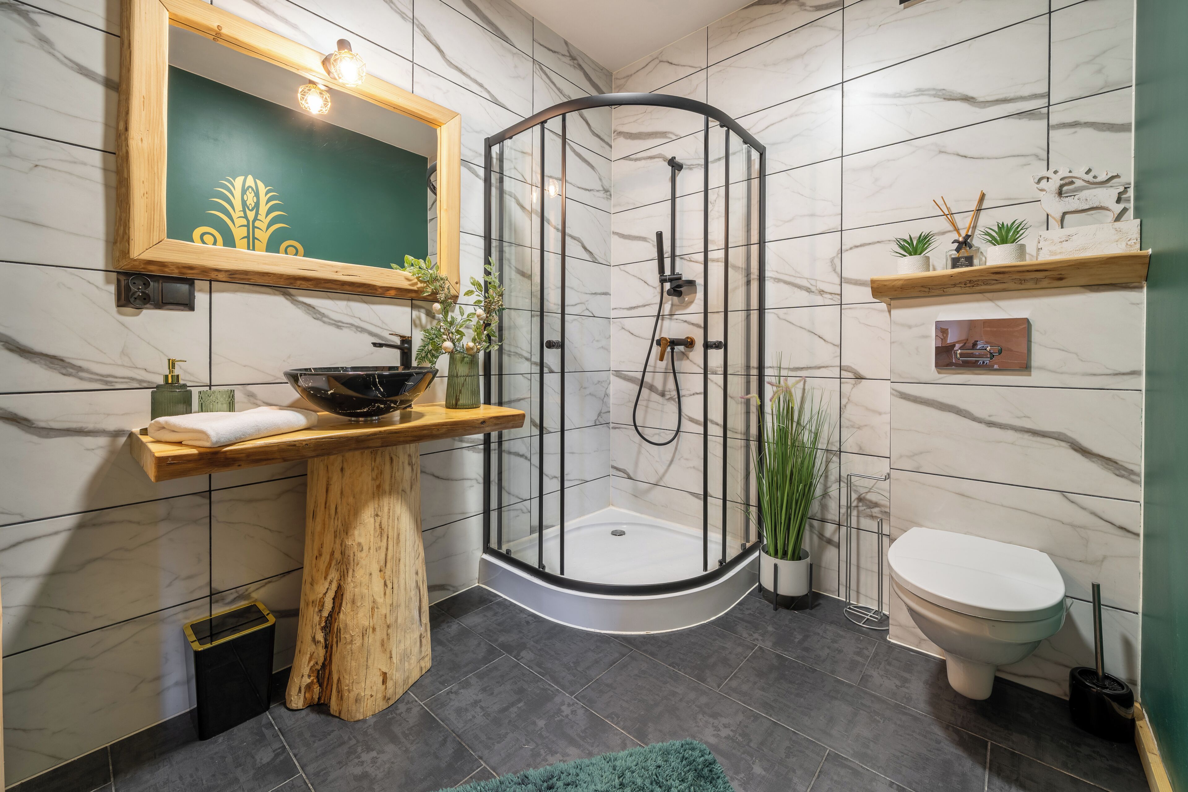 Chalet, vue montagne | Salle de bain