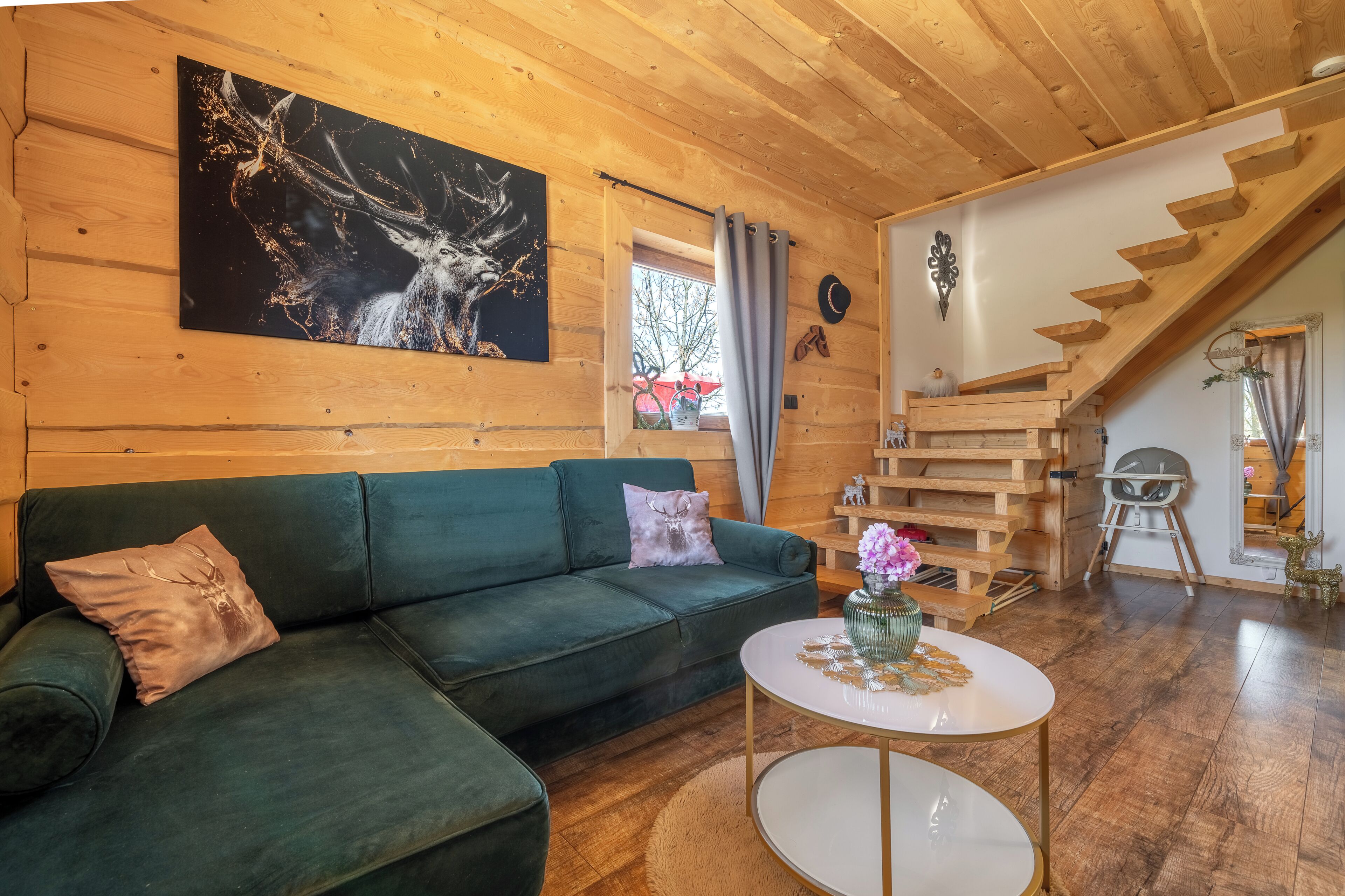Chalet, Mountain View | Living room