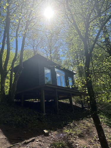 Coziest (note primitive) wooden cabin close to the sky mountain in the middle of the forest