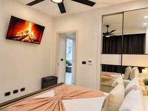 Iron/ironing board, WiFi, bed sheets - Spectacular Cana Rock Star Apartment, BBQ Balcony, Steps to Infinity Pool. (Punta Cana)