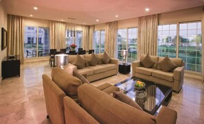 Superior Villa, Balcony, Beach View | Living area - Move on Beach Resort Al Khobar (Dammam)