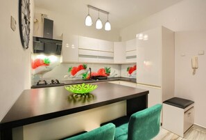 Apartment, City View | Private kitchen - Art Apartament Krynica Zdrój Centrum (Krynica-Zdrój)