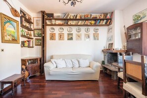Living area - Argentario Penthouse with terrace overlooking the sea (Porto Santo Stefano)
