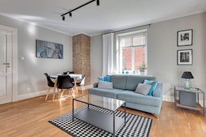 Apartamento Deluxe, vistas al jardín | Zona de estar