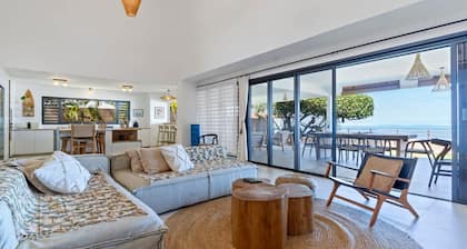 Spacious 3BR Oceanfront Retreat Paea Tahiti
